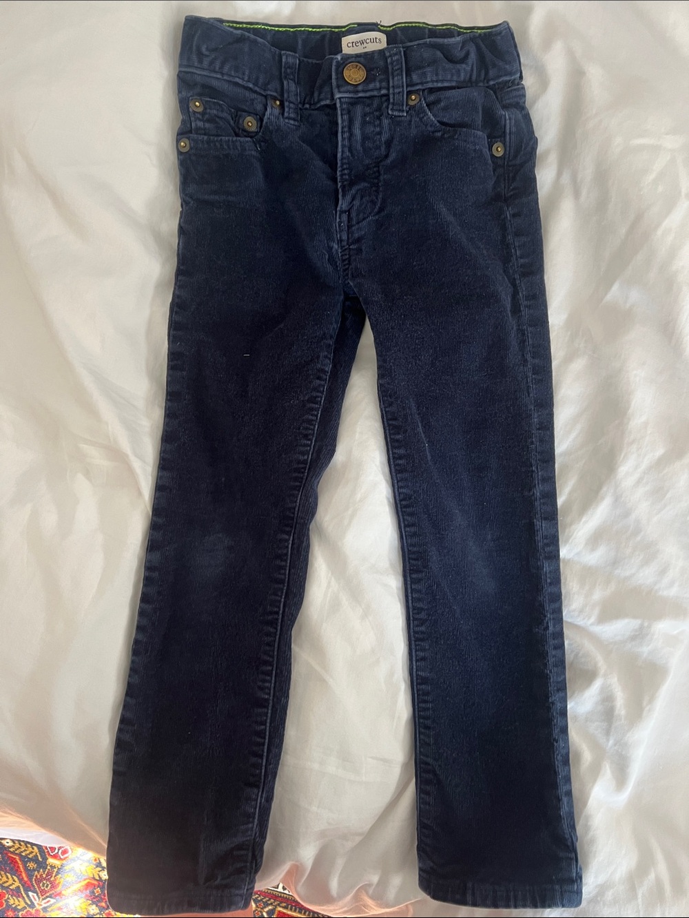 Crewcuts Navy Blue Corduroy Kids Pants